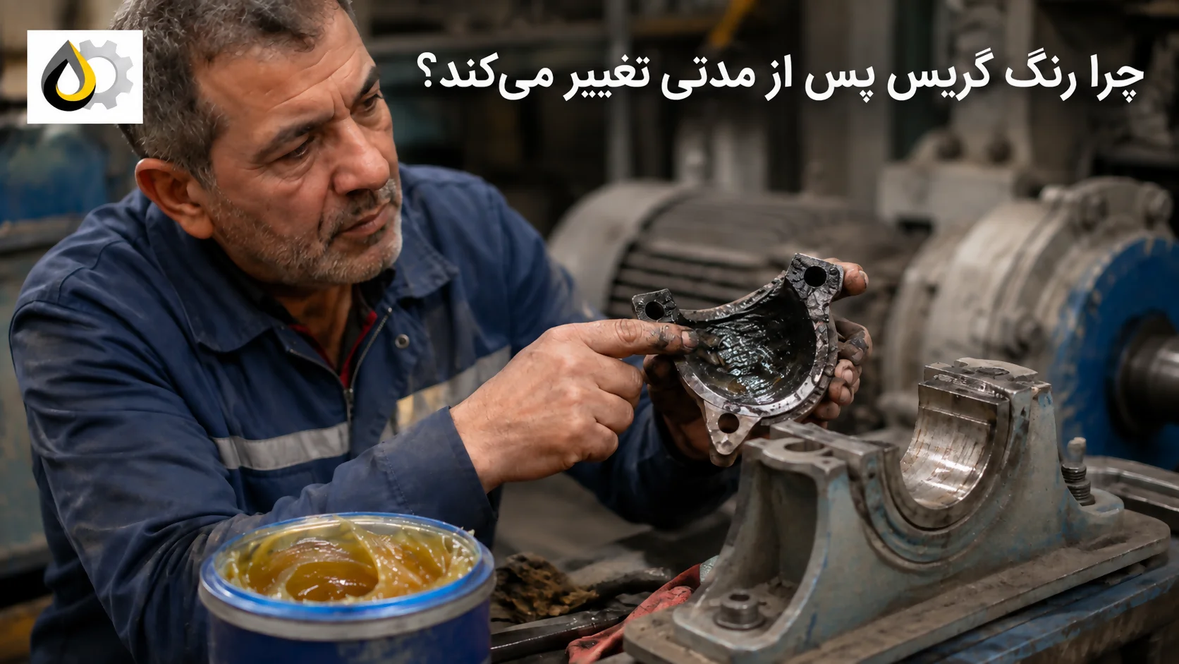 چرا رنگ گریس پس از مدتی تغییر می کند؟